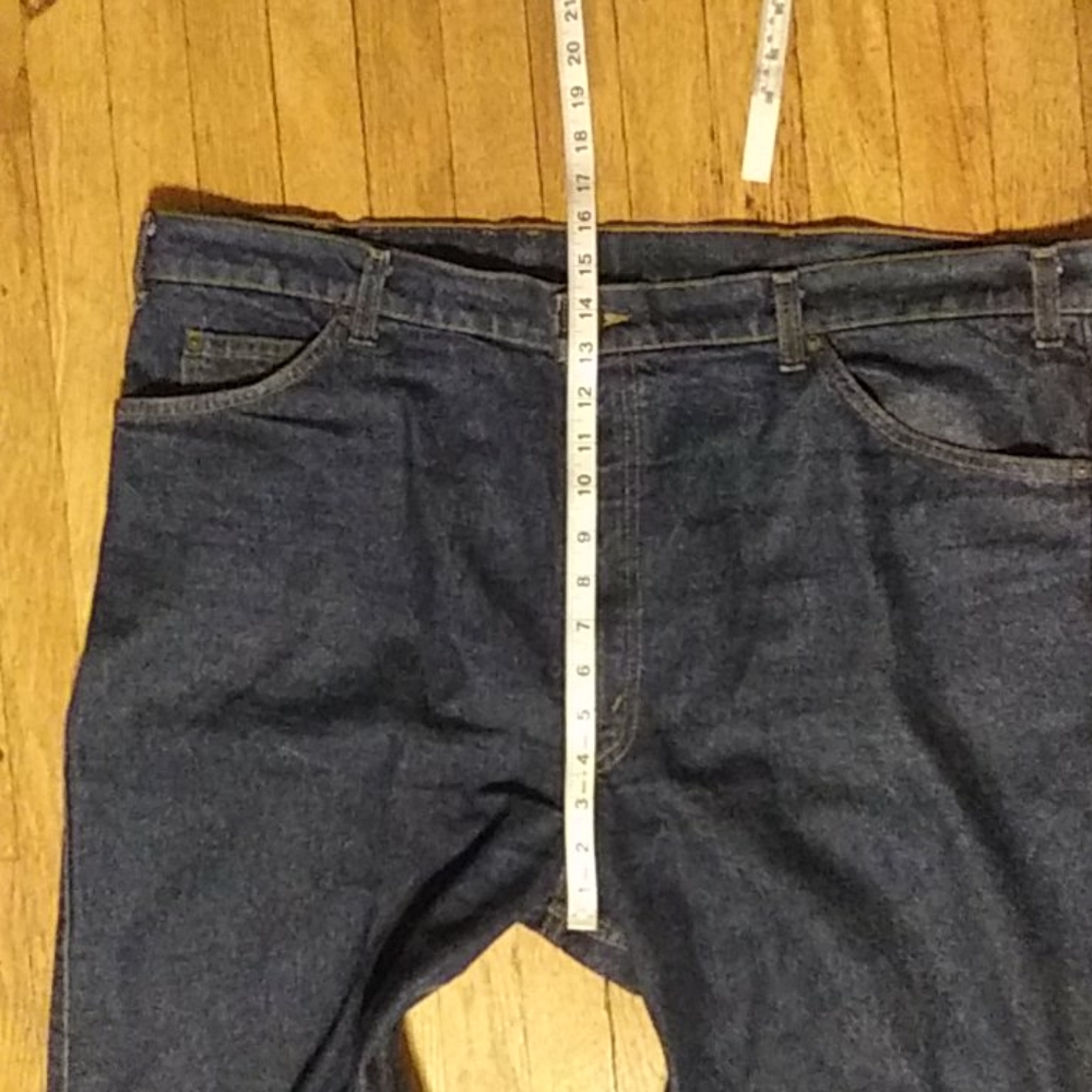 Vintage Levi's two horse patch jeans 44X34 USA made - Picture 11 of 12